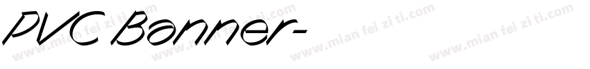 PVC Banner字体转换
